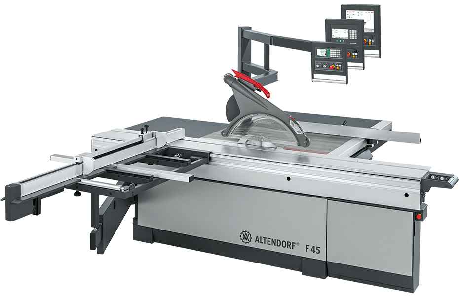 A reliable Altendorf F45 - Plywood Cutting Machine Table Saw cutting wood